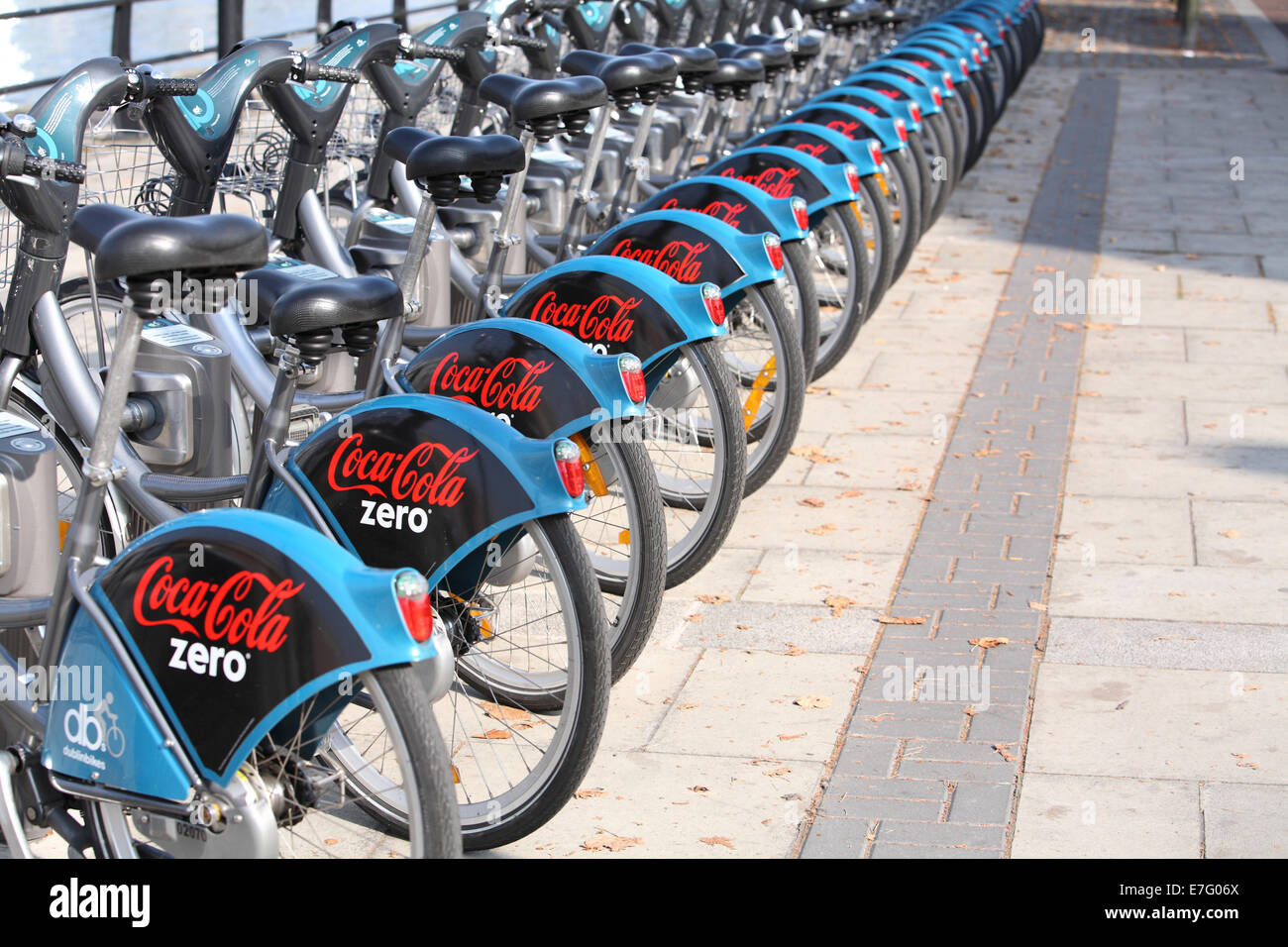 bicycles Dublin bike scheme Stock Photo Alamy