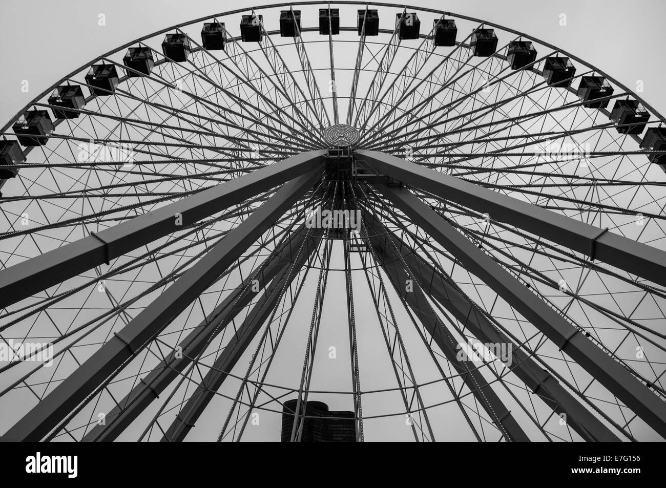 Navy Pier Ferris Wheel Stock Photo