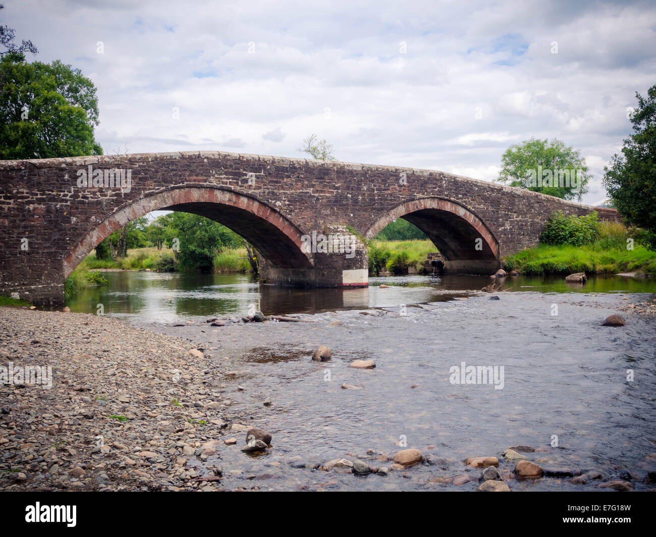 Hen Beck Bridge over the river Ehen in Wath Brow, Cleator Moor, Cumbria