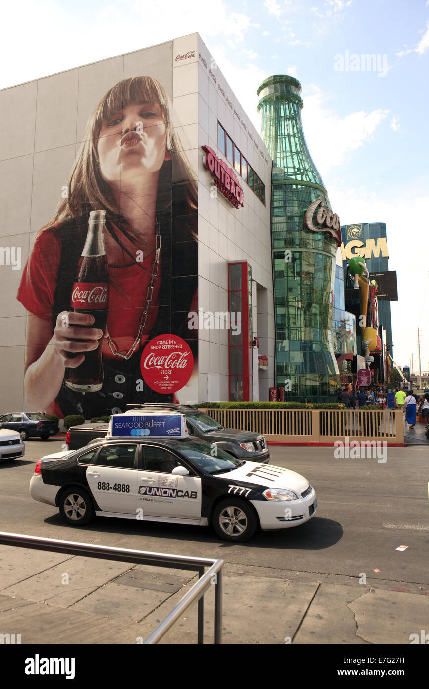 Coca Cola store 3785 Las Vegas Blvd S Las Vegas, NV 89109 Stock Photo