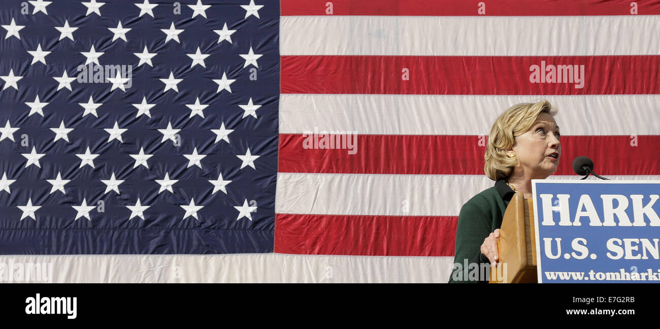 Indianola, IOWA, USA. 14th Sep, 2014. Former Sec. of State HILLARY ...