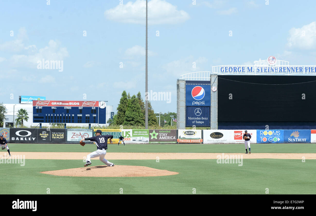 Tampa, Florida, USA. 15th Sep, 2014. Masahiro Tanaka (Yankees) MLB