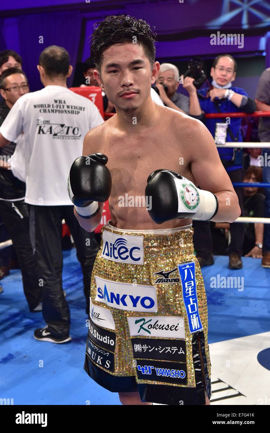 Tokyo, Japan. 16th Sep, 2014. Kazuto Ioka (JPN) Boxing Kazuto Ioka of