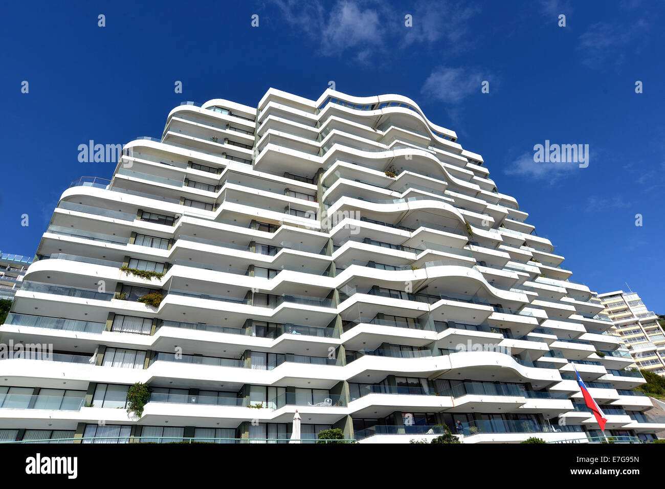 luxury apartments near Renaca Chile Stock Photo Alamy