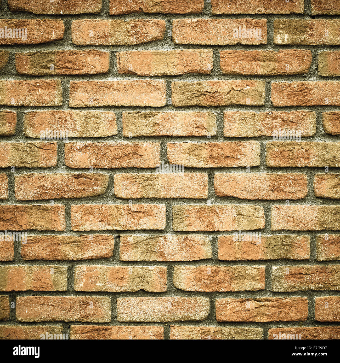 Architecture. Closeup of brown brick wall as texture or background ...