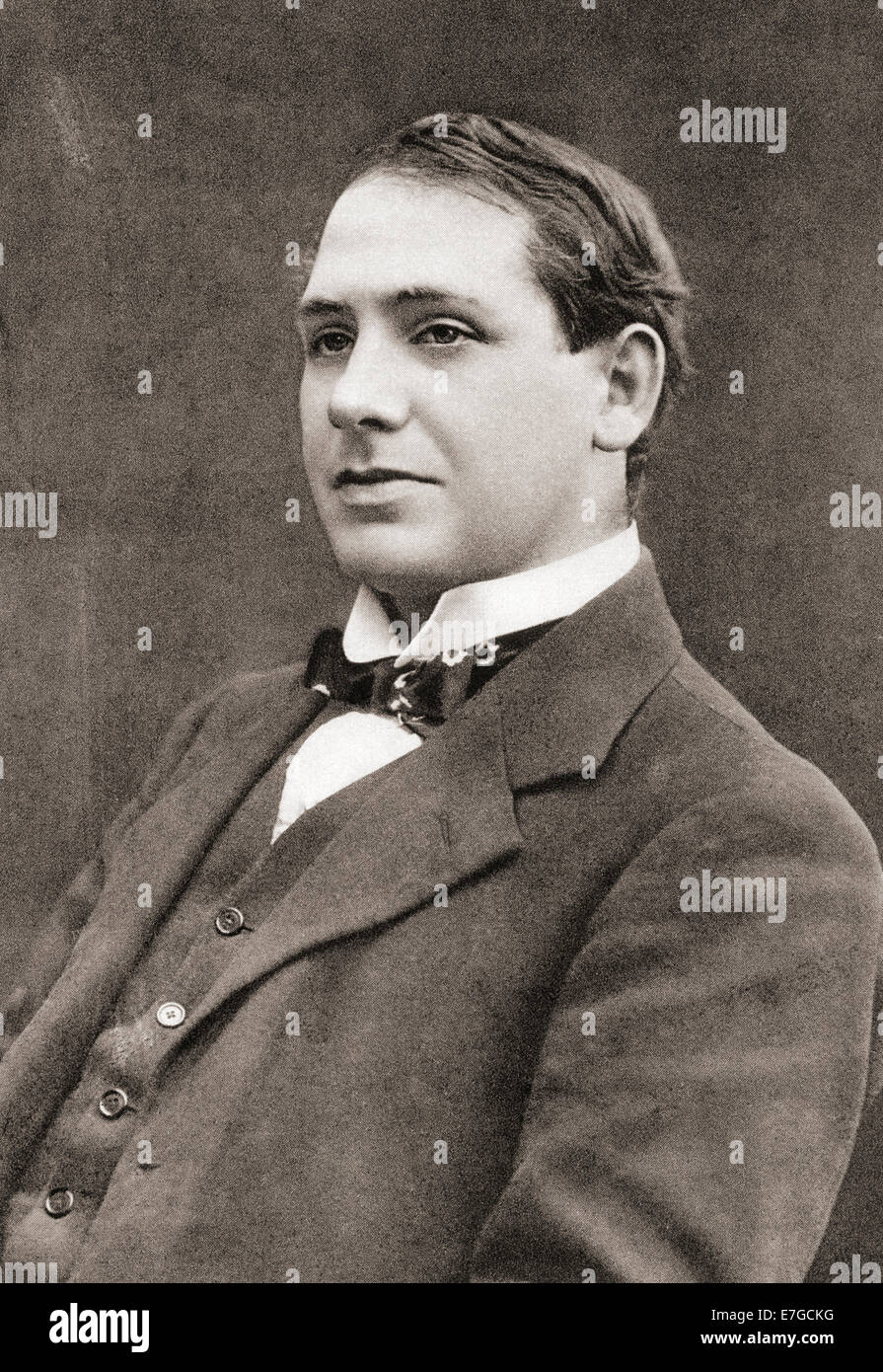 Thomas Michael 'Tom' Kettle, 1880–1916.  Irish economist, journalist, barrister, writer, poet, soldier and Home Rule politician Stock Photo
