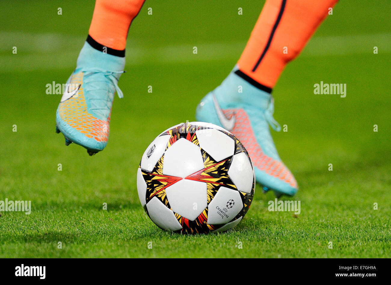 Adidas champions league ball uefa hi-res stock photography and