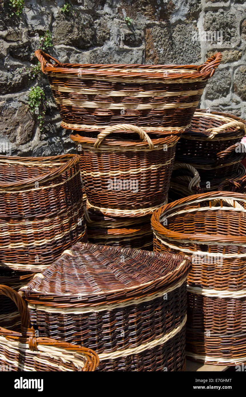 Willow baskets hires stock photography and images Alamy