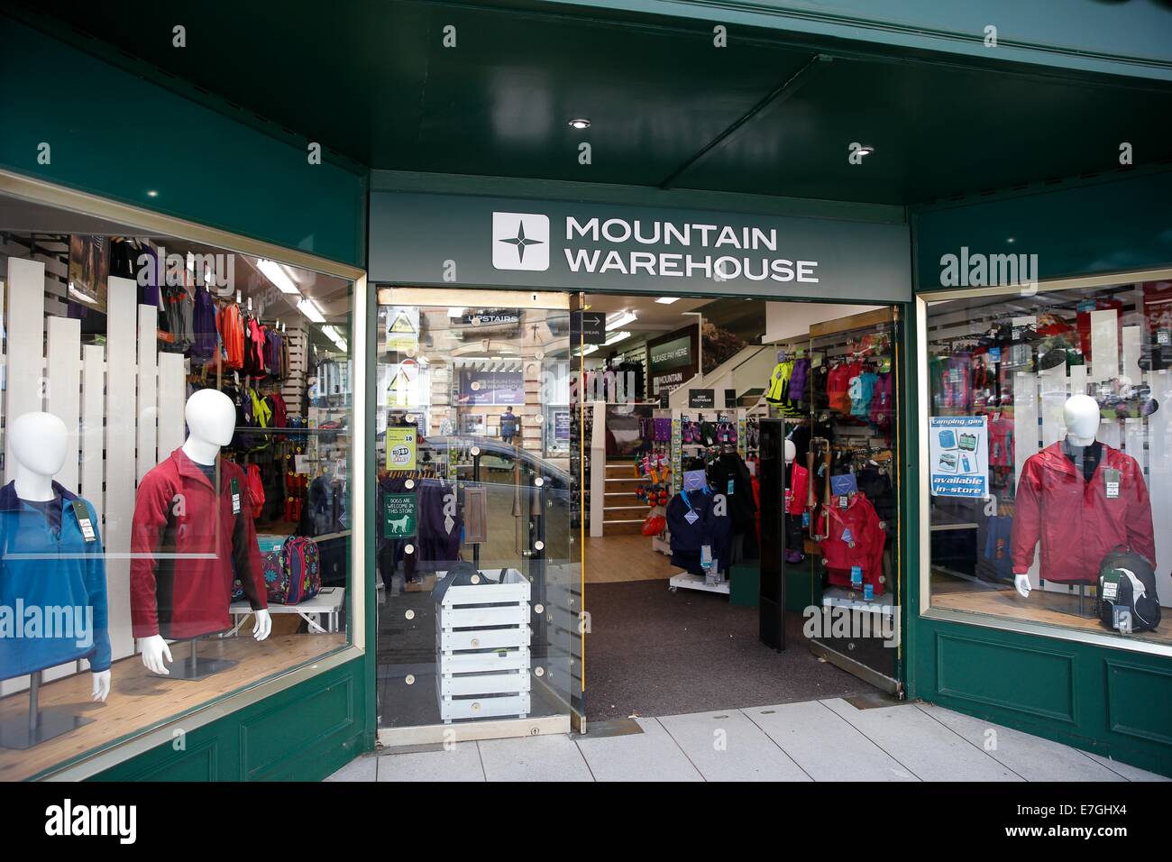 Mountain Warehouse Outdoor Clothing & Equipment Stock Photo Alamy
