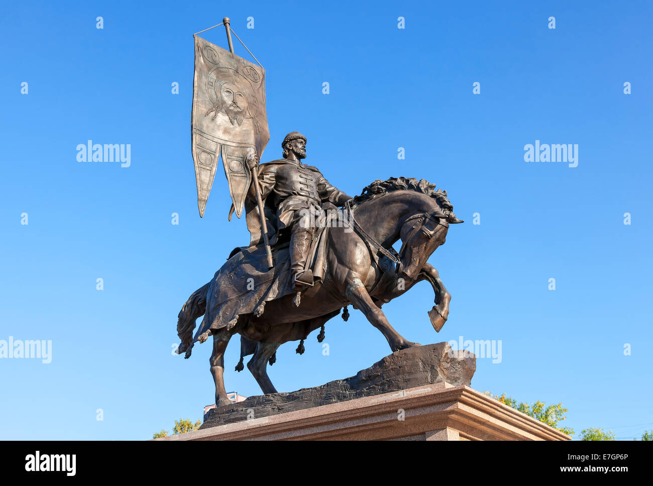 Bronze Monument To The Founder Of Samara Prince Grigory Zasekin Stock Photo Alamy