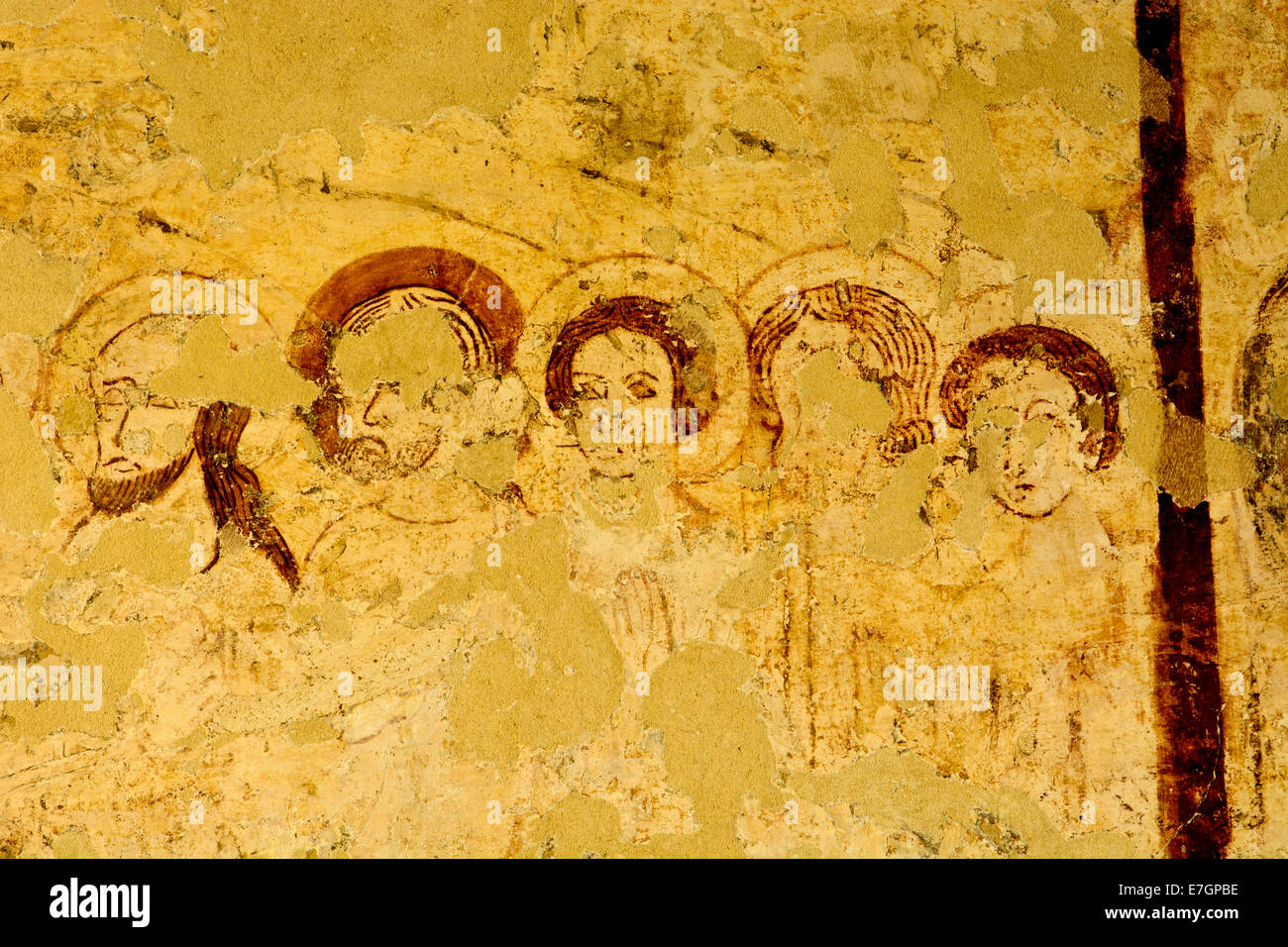 Medieval wall paintings, St. Mary and All Saints Church, Holcot