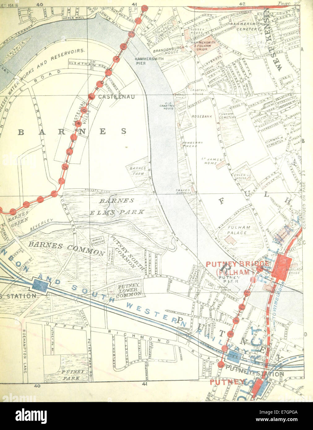 London 1888 map hi-res stock photography and images - Alamy