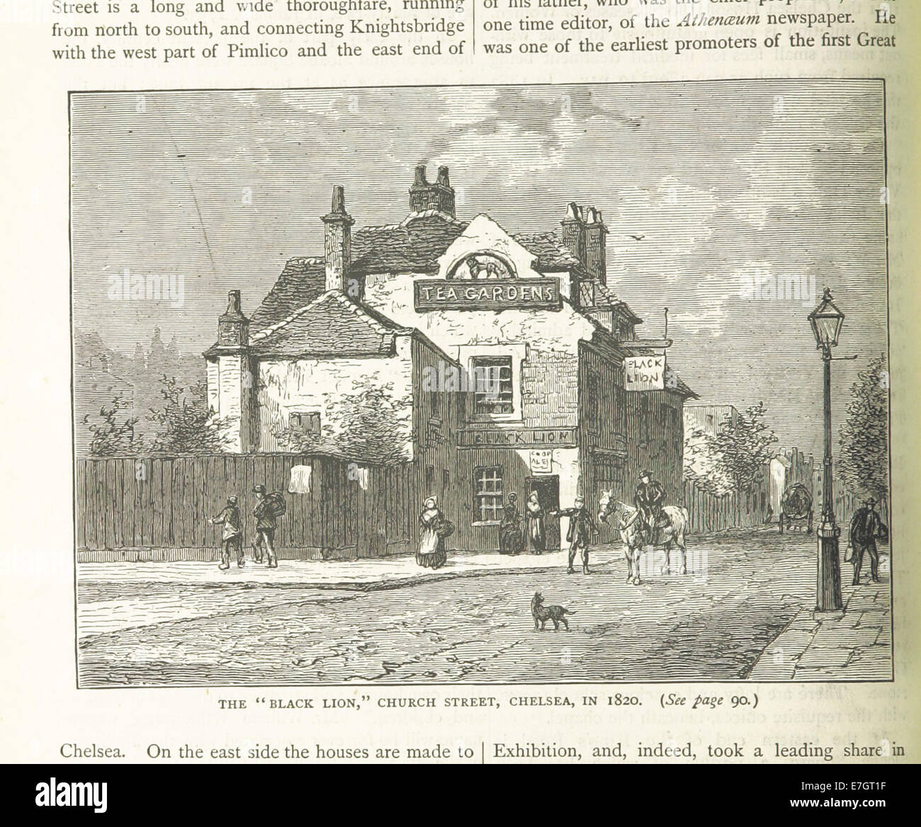 Image taken from page 114 of 'Old and New London, etc' (11186844326) Stock Photo