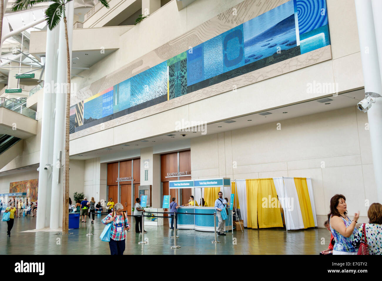 Hawaii,Hawaiian,Oahu,Honolulu,Convention Center,centre,interior inside