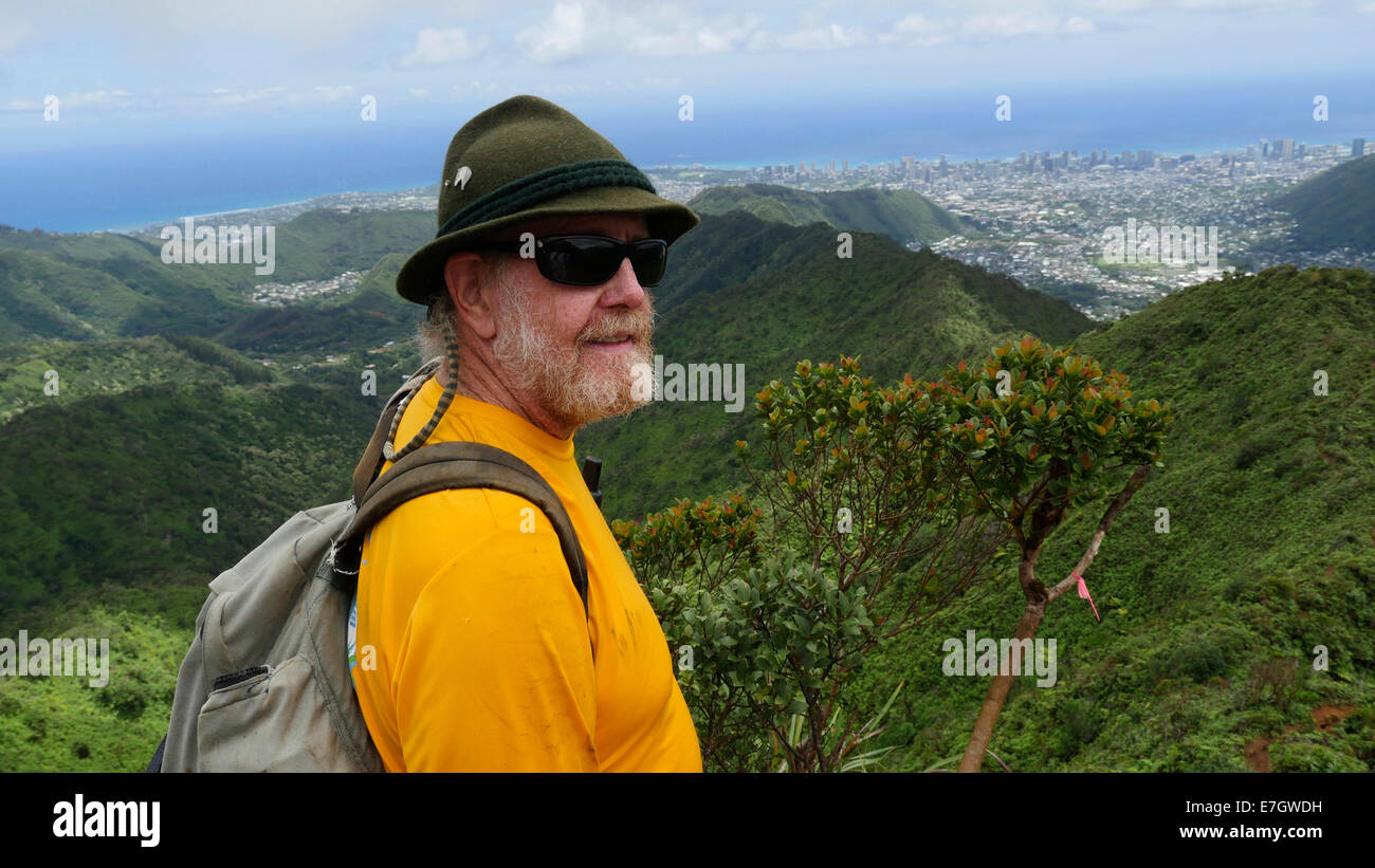 Wa'ahila Ridge, St Louis Heights, Honolulu, Oahu, Hawaii Stock Photo