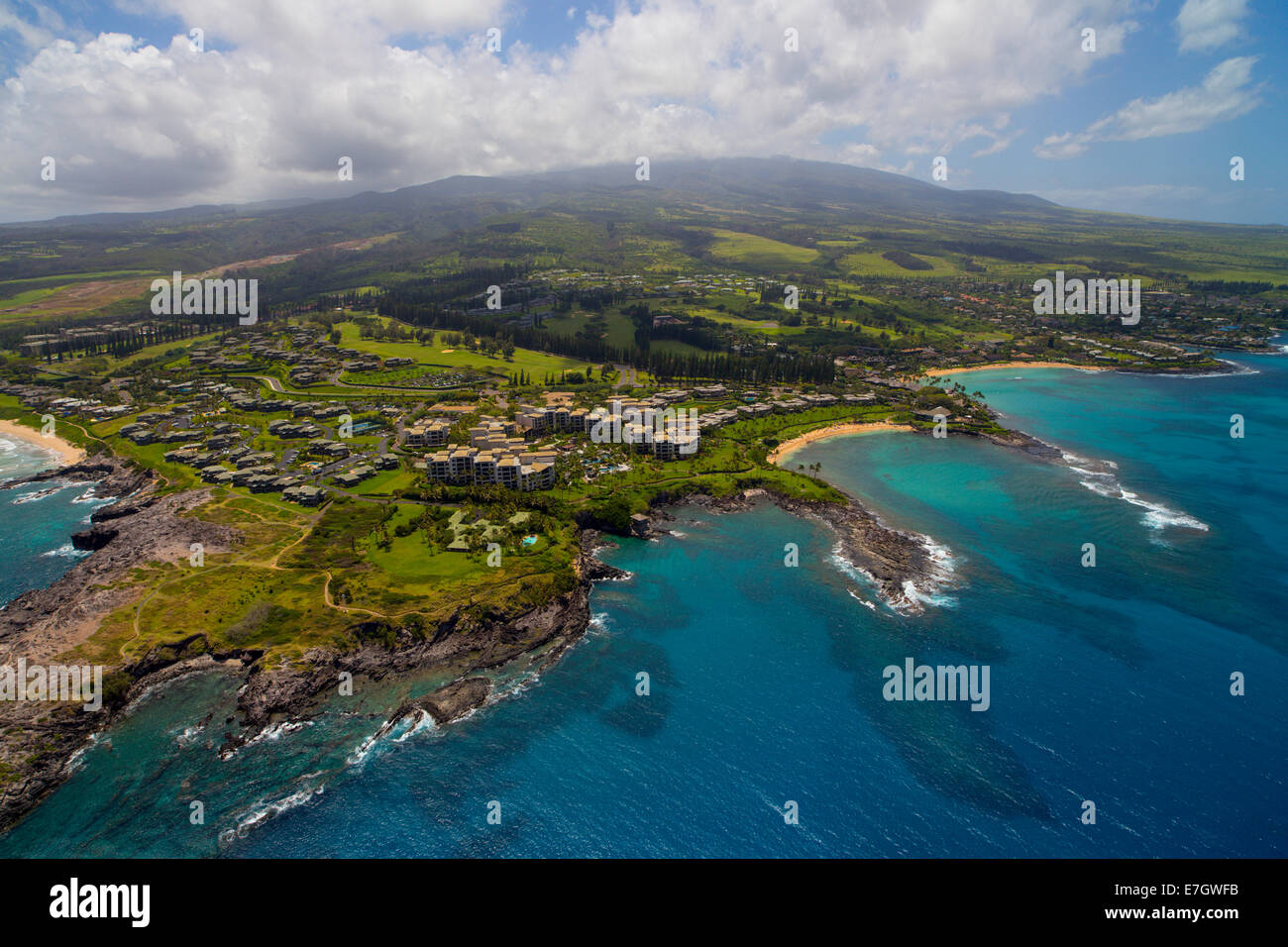 Kapalua Resort, Maui, Hawaii Stock Photo - Alamy