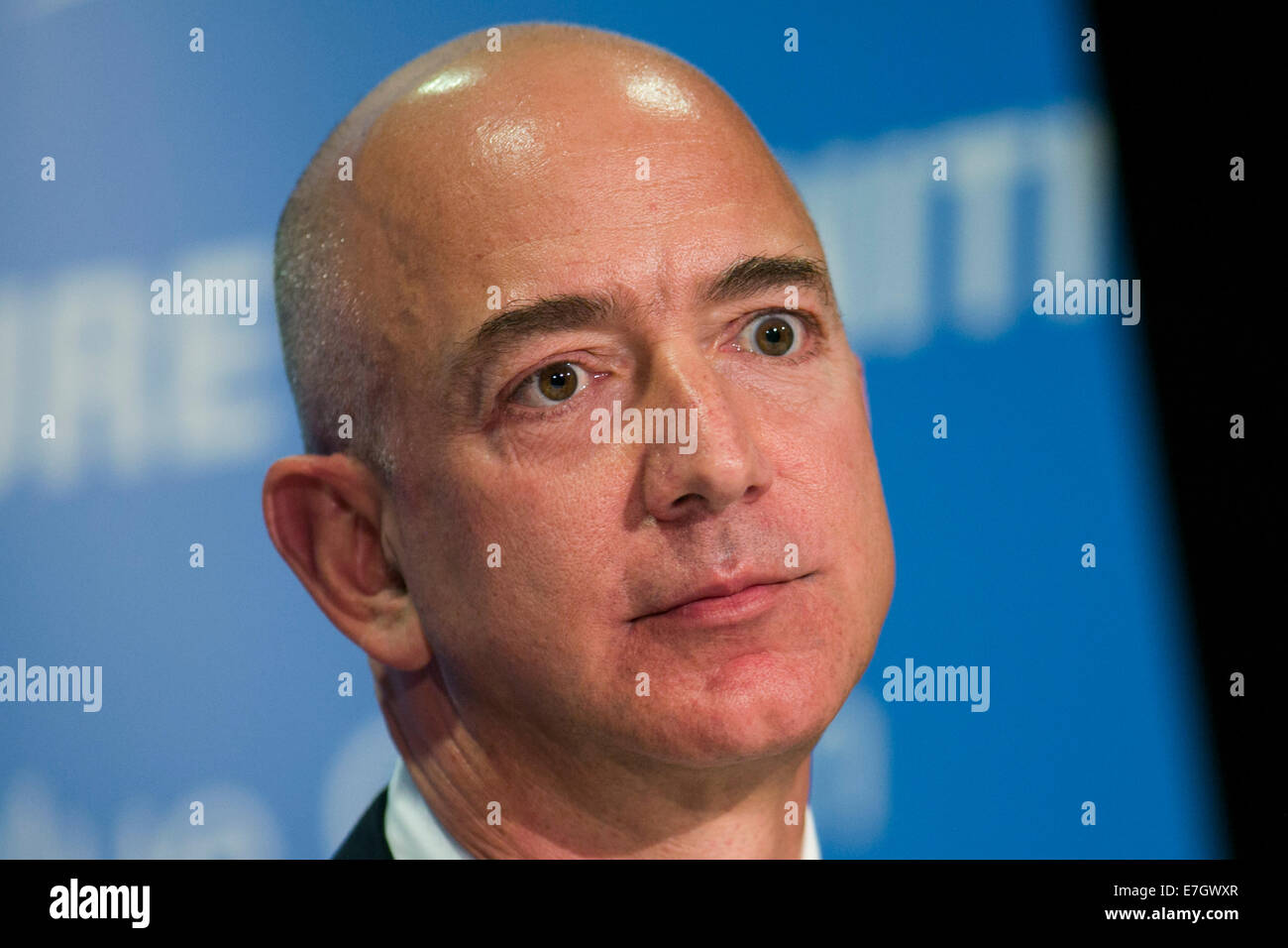 Jeff Bezos, founder of and Blue Origin participates in a