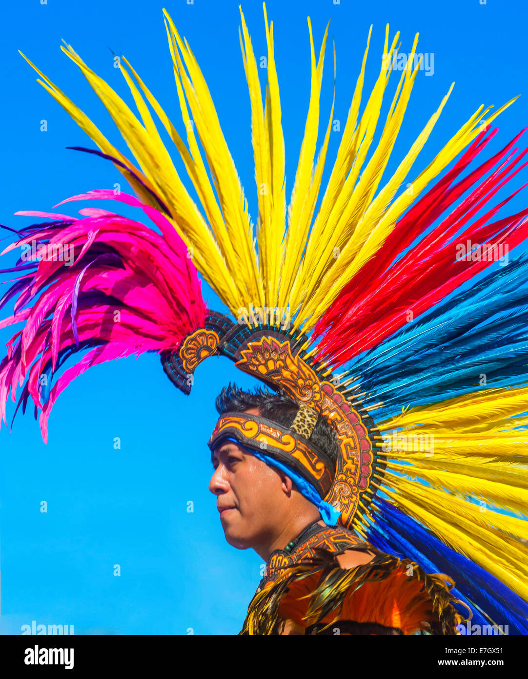 A Participant at the Fiesta Las Vegas Parade held in Las Vegas ,Nevada Stock Photo