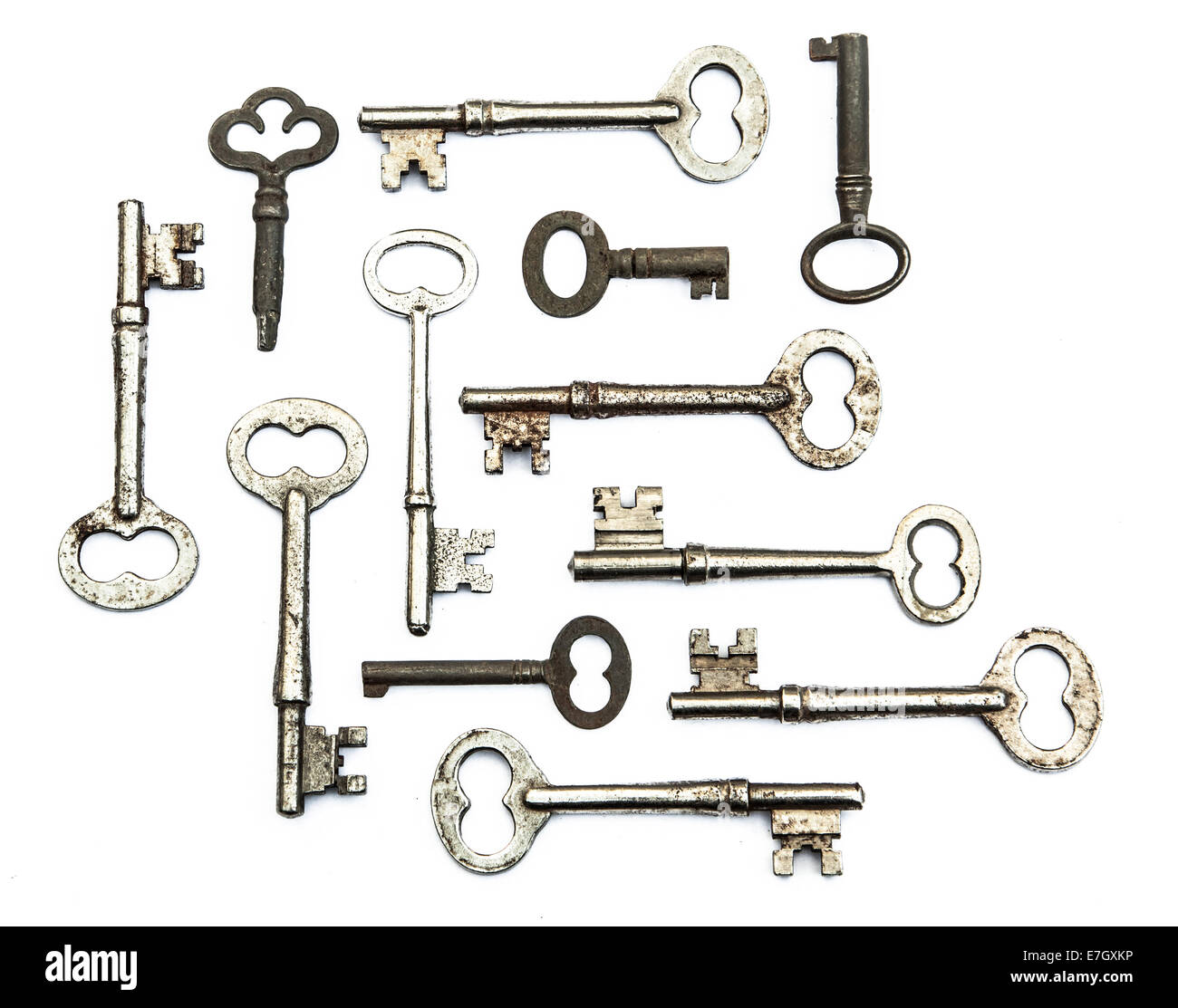 A Collection of Skeleton Keys Stock Photo Alamy