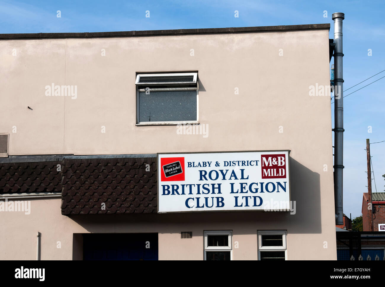 Royal British Legion Club, Blaby, Leicestershire, England, UK Stock Photo