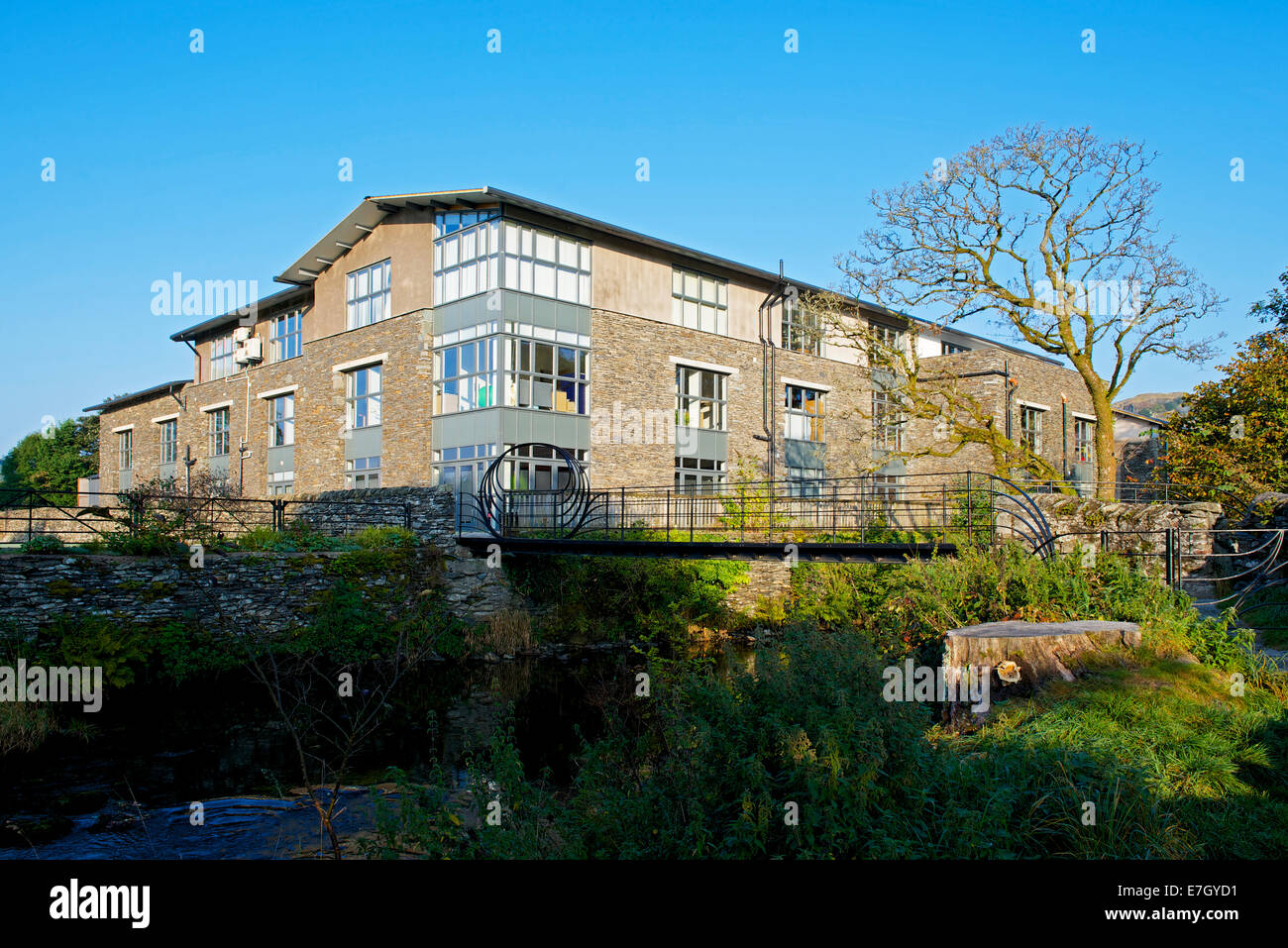 Offices at Staveley Mill Yard, Cumbria, England UK Stock Photo Alamy