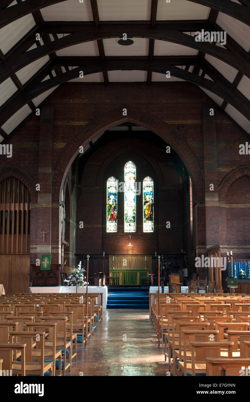 St Thomas the Apostle Church, South Wigston, Leicester, Leicestershire, England, UK Stock Photo