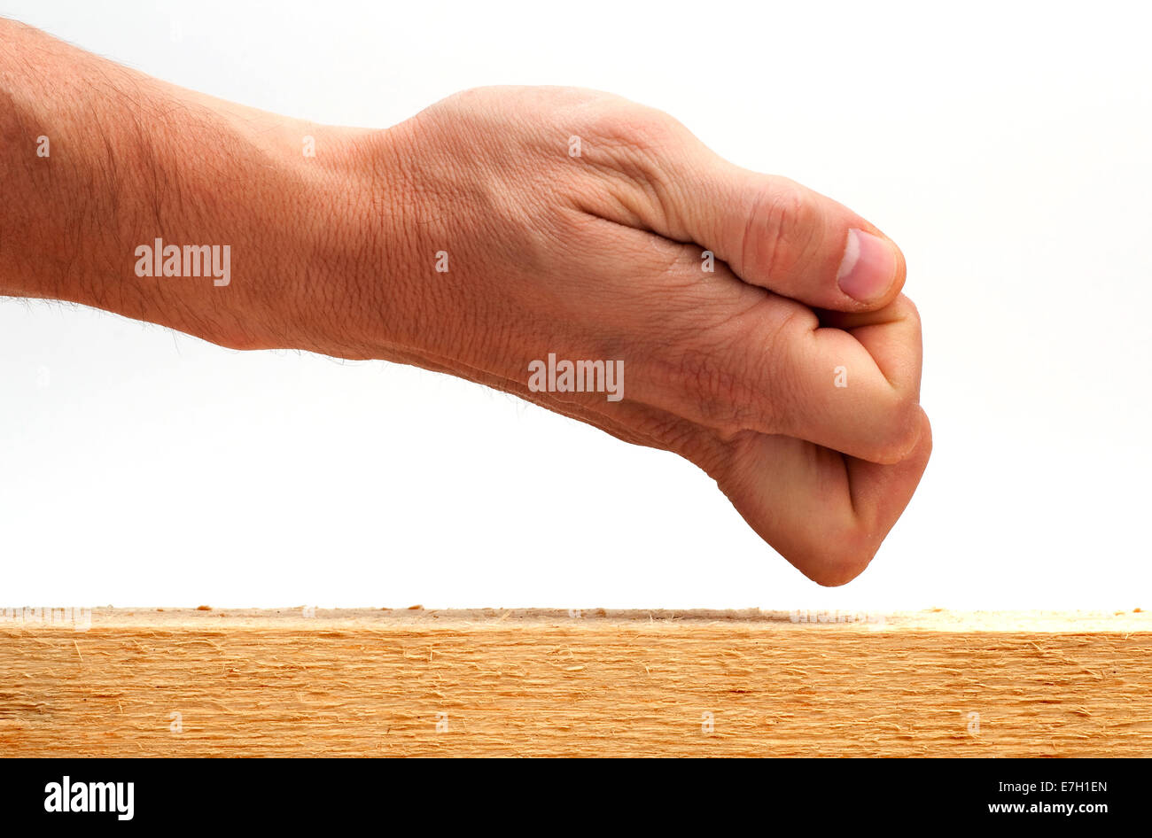Knocking on wood Stock Photo Alamy
