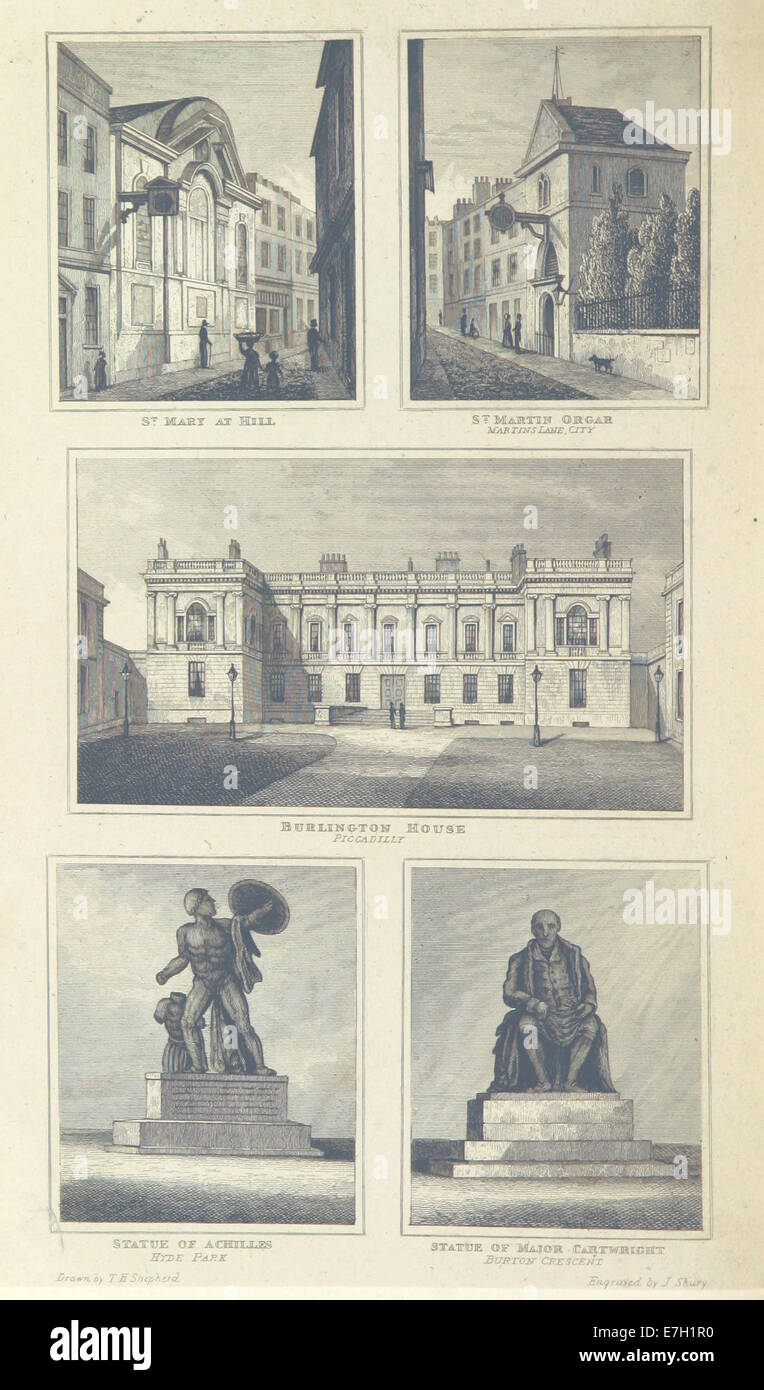 Image taken from page 96 of 'National History and Views of London and its environs ... from original drawings by eminent artists. Edited by C. F. P' (11010057534) Stock Photo