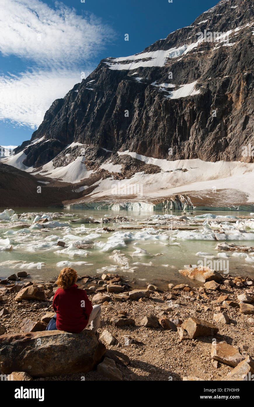 Elk2037244v Canada, Alberta, Jasper National Park, Mount Edith Cavell