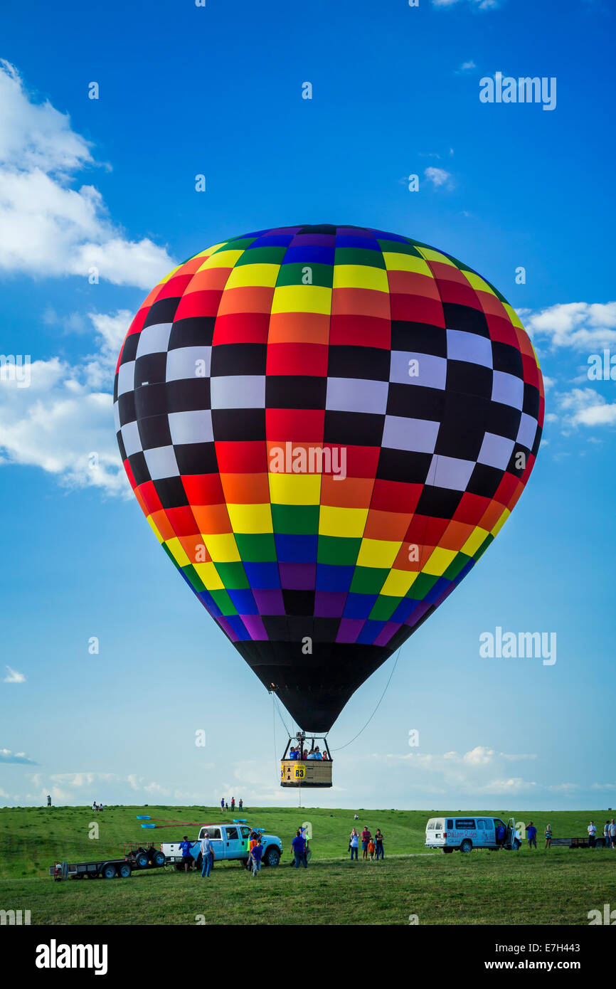 Hot air balloons and the National Balloon Classic in Indianola, Iowa