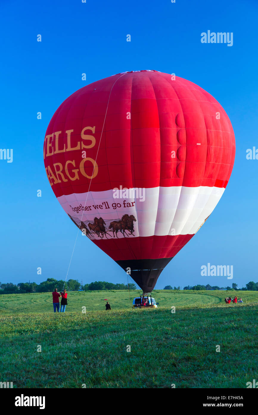 Hot air balloons and the National Balloon Classic in Indianola, Iowa