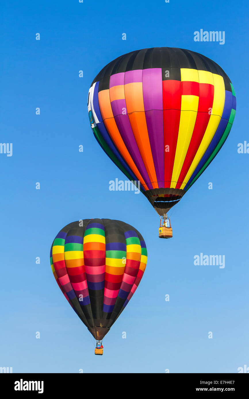 Hot air balloons and the National Balloon Classic in Indianola, Iowa