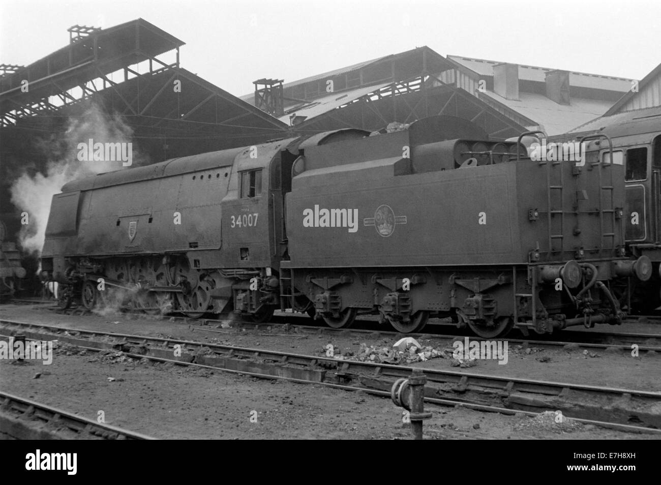 34007 >> Original British Rail Steam Engine West Country Class 34007 Stock 34007 >> Original British Rail Steam Engine West Country Class 34007 Stock