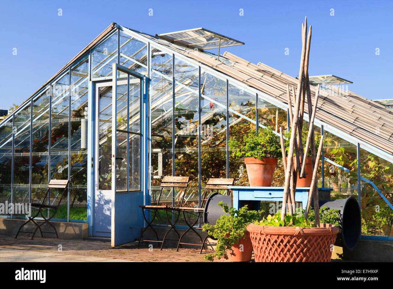 DORDRECHT, THE NETHERLANDS OCTOBER 23, 2011 Greenhouse used to