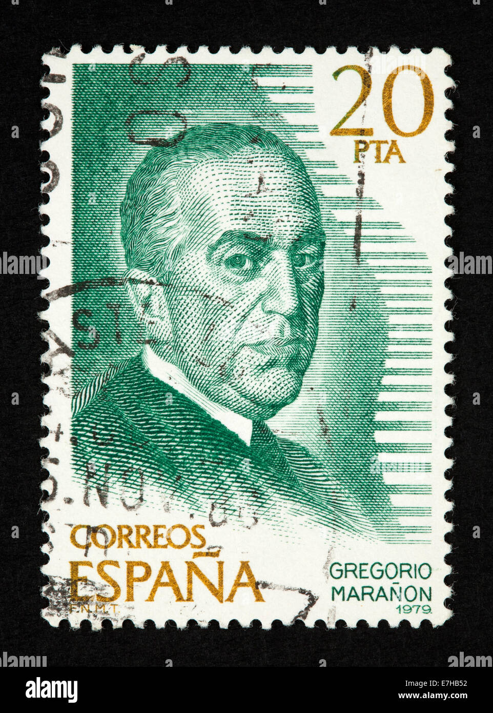 Spanish postage stamp Stock Photo Alamy