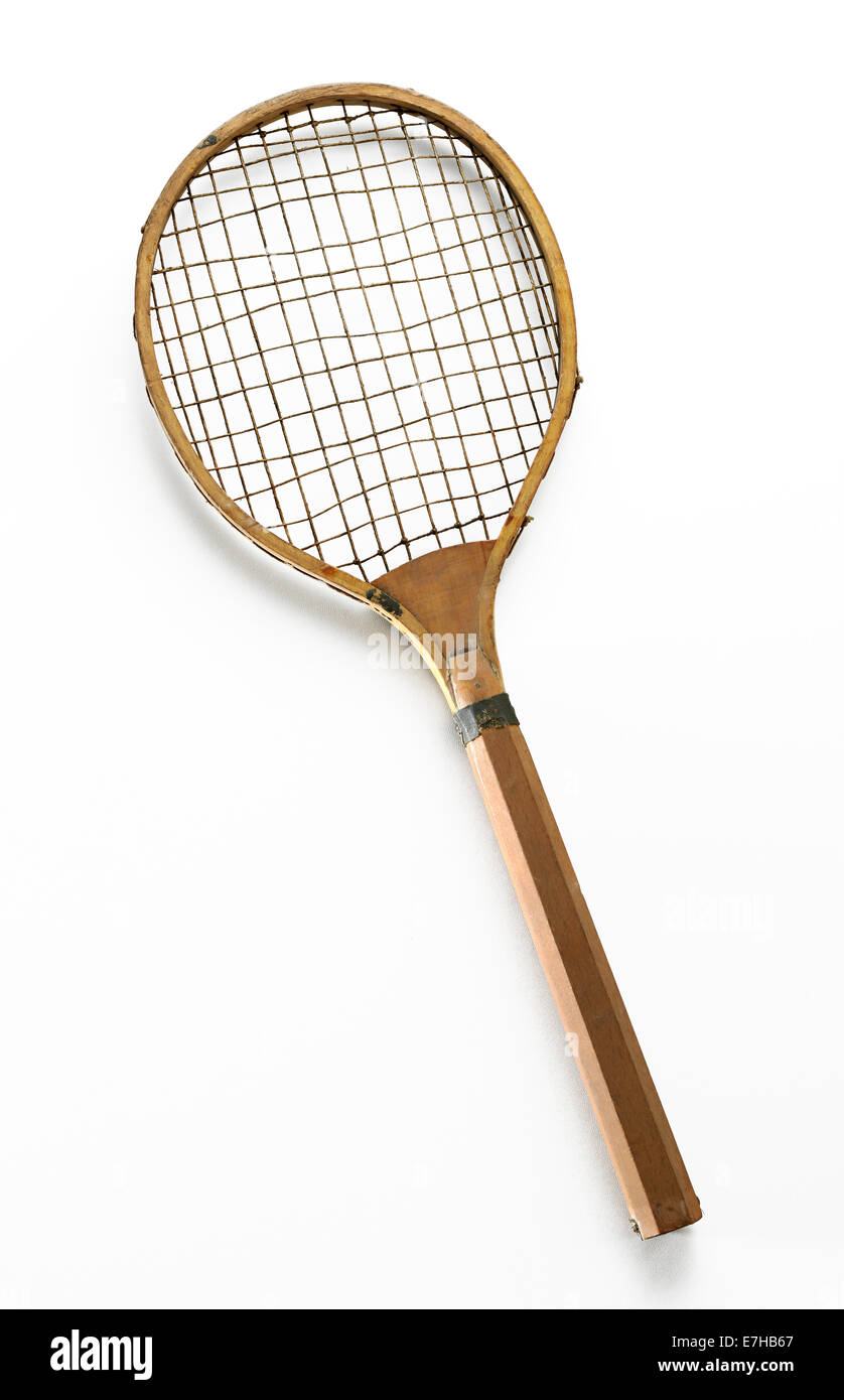 Retro tennis racket hi-res stock photography and images - Alamy