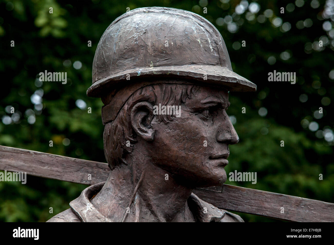 The Building Worker Statue, Tower Hill, London, England Stock Photo