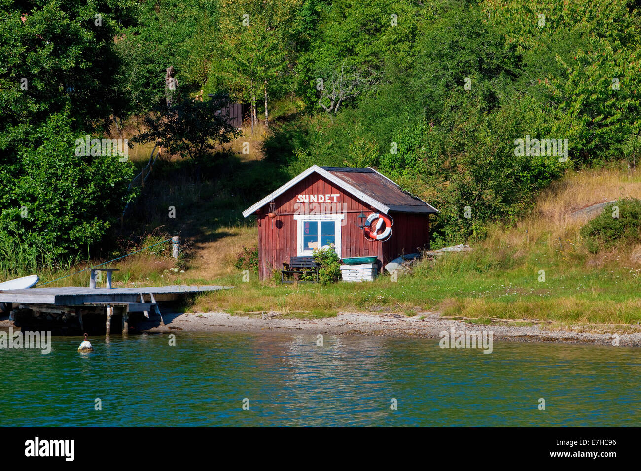 Red house stockholm hi-res stock photography and images - Alamy