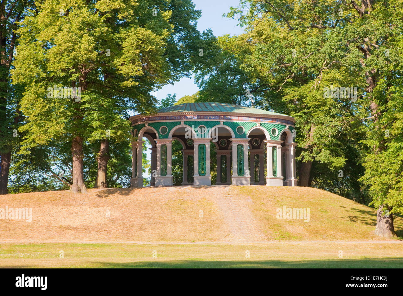 Sweden, Stockholm - Echo Tempel (Ekotemplet) in Haga Park Stock Photo