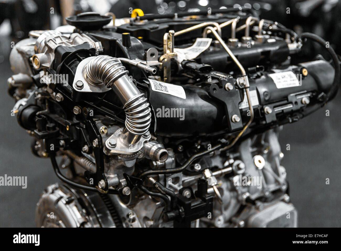 Turbo car engine Stock Photo Alamy