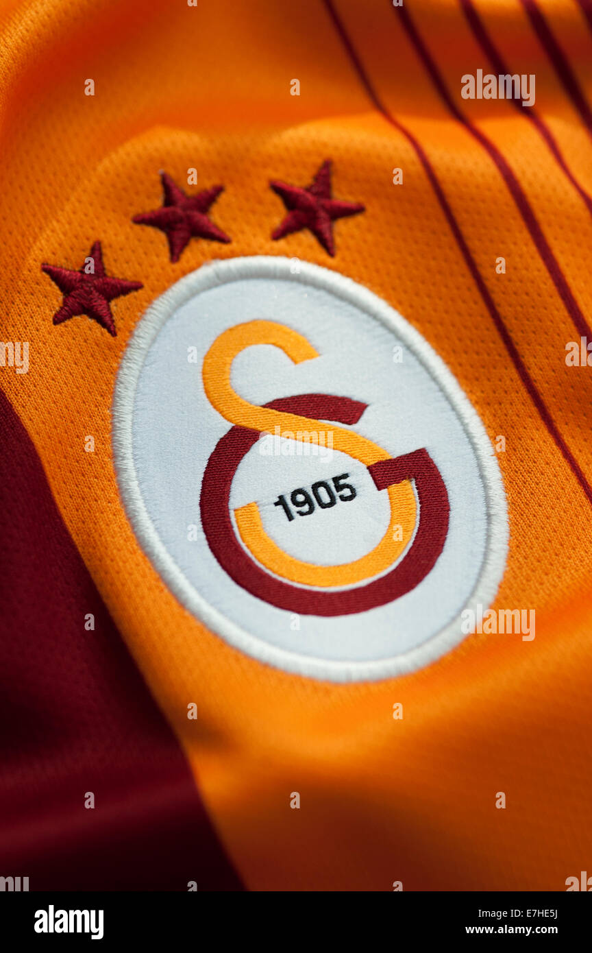 Close up of Galatasaray Spor Kulübü kit Stock Photo