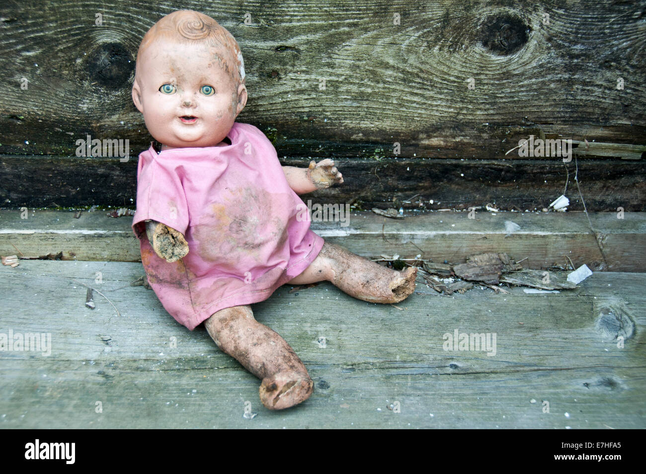 broken porcelain doll