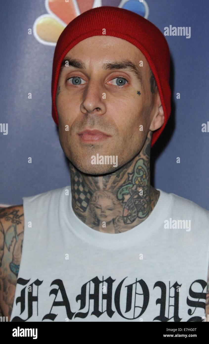 New York, NY, USA. 17th Sep, 2014. Travis Barker at arrivals for