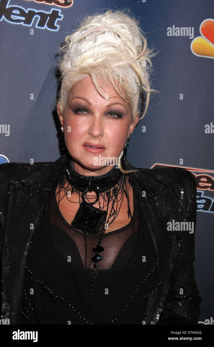 New York, New York, USA. 17th Sep, 2014. Singer CYNDI LAUPER attends ...