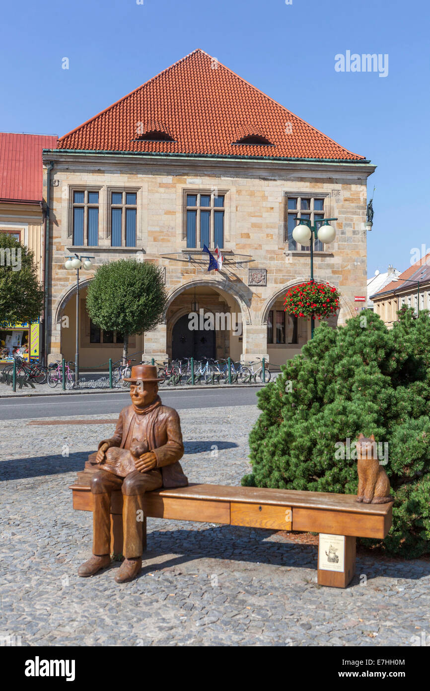 The Renaissance Town Hall, Nymburk, Central Bohemia, Czech Republic Stock Photo