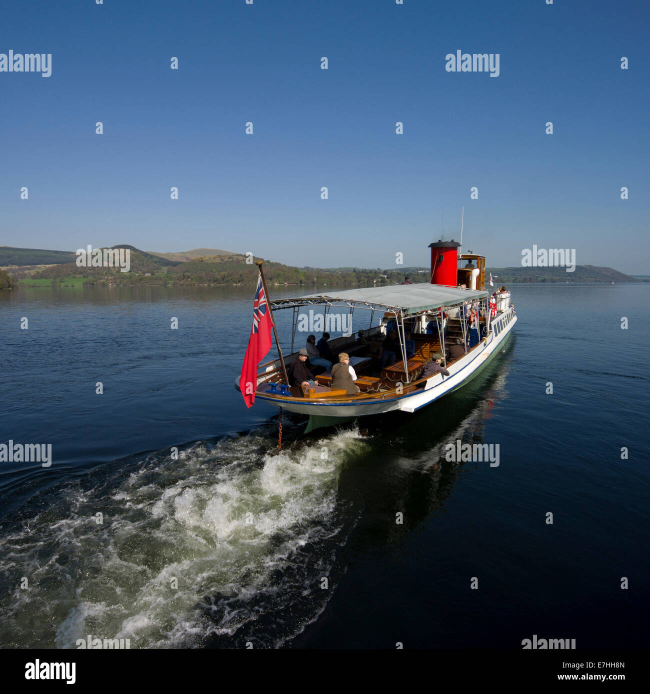 Ullswater Steamer in the English Lake District Stock Photo Alamy