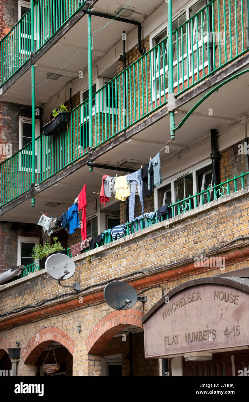 Winchelsea House in Rotherhithe Southwark build in 1910 as social