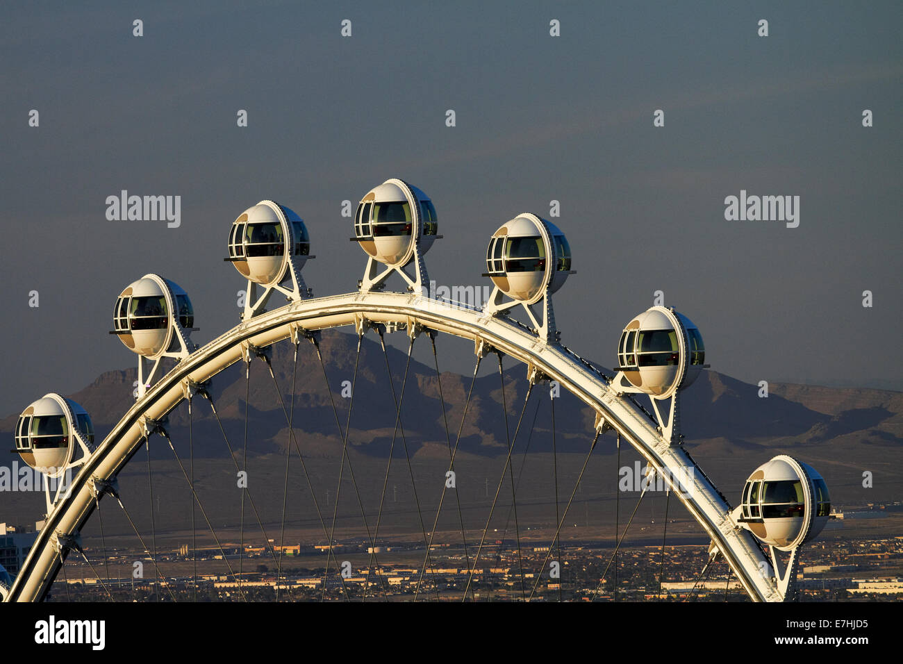 Passenger Cabins On High Roller Giant Ferris Wheel 520 Foot