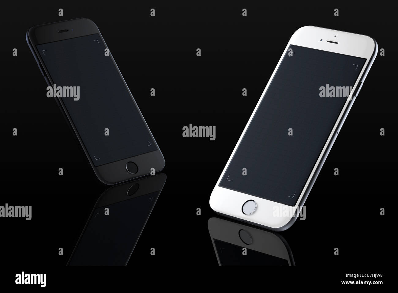 Reflection Of Smart Phones Iphone 6 Space Gray Silver On Black Background Digitally Generated Artwork Stock Photo Alamy Reflection Of Smart Phones Iphone 6 Space Gray Silver On Black Background Digitally Generated Artwork Stock Photo Alamy