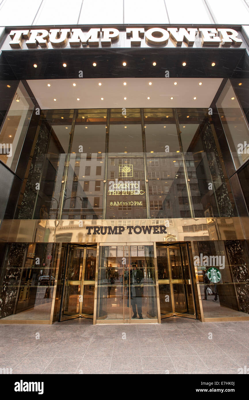 Trump Tower. NYC. Stock Photo